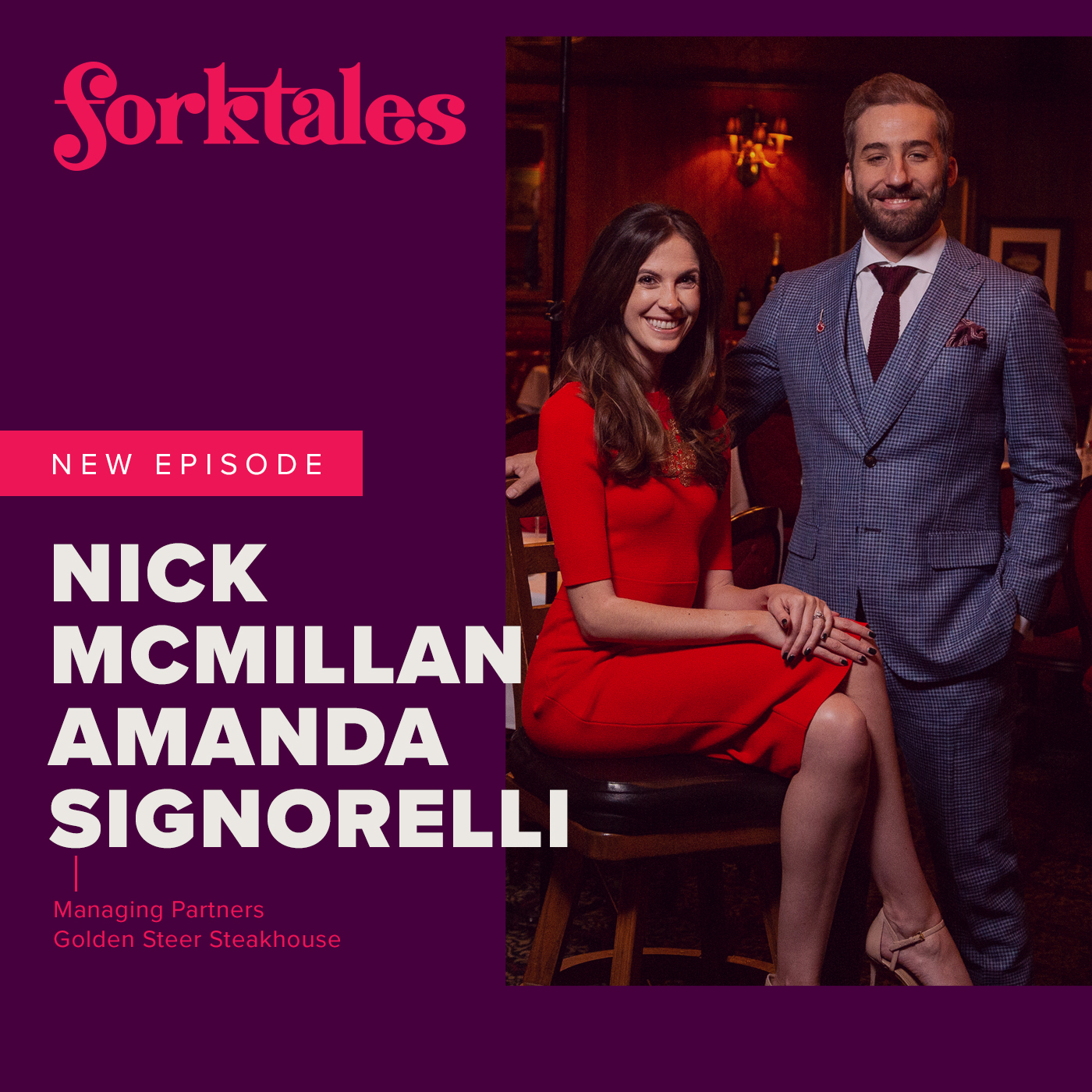 Nick McMillan and Amanda Signorelli – Managing Partners of the Golden Steer